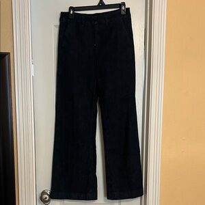 Ann Taylor Black Wide Leg Jeans